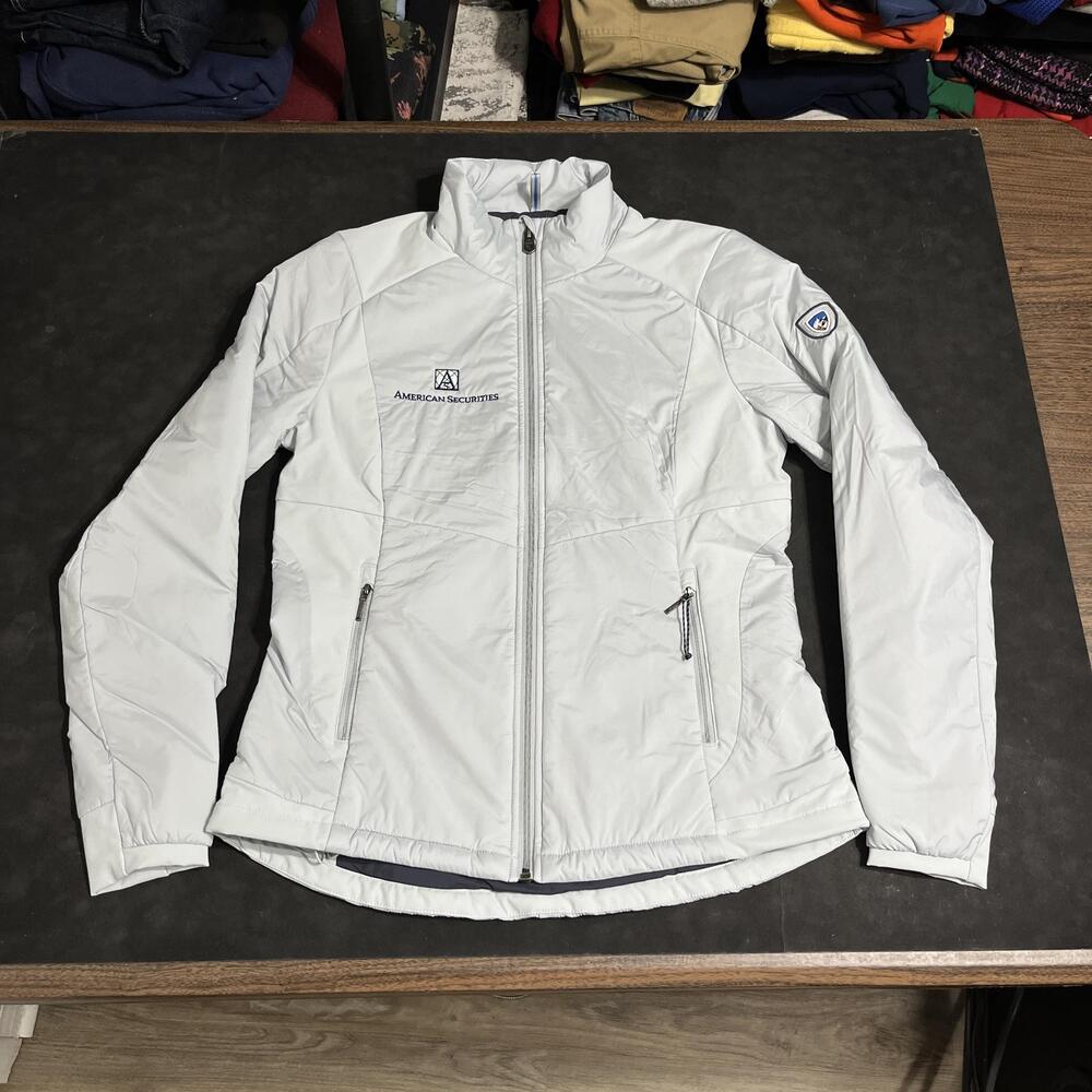 Kuhl The Aktivator Jacket Womens Medium White Windbreaker Full Zip Hiking